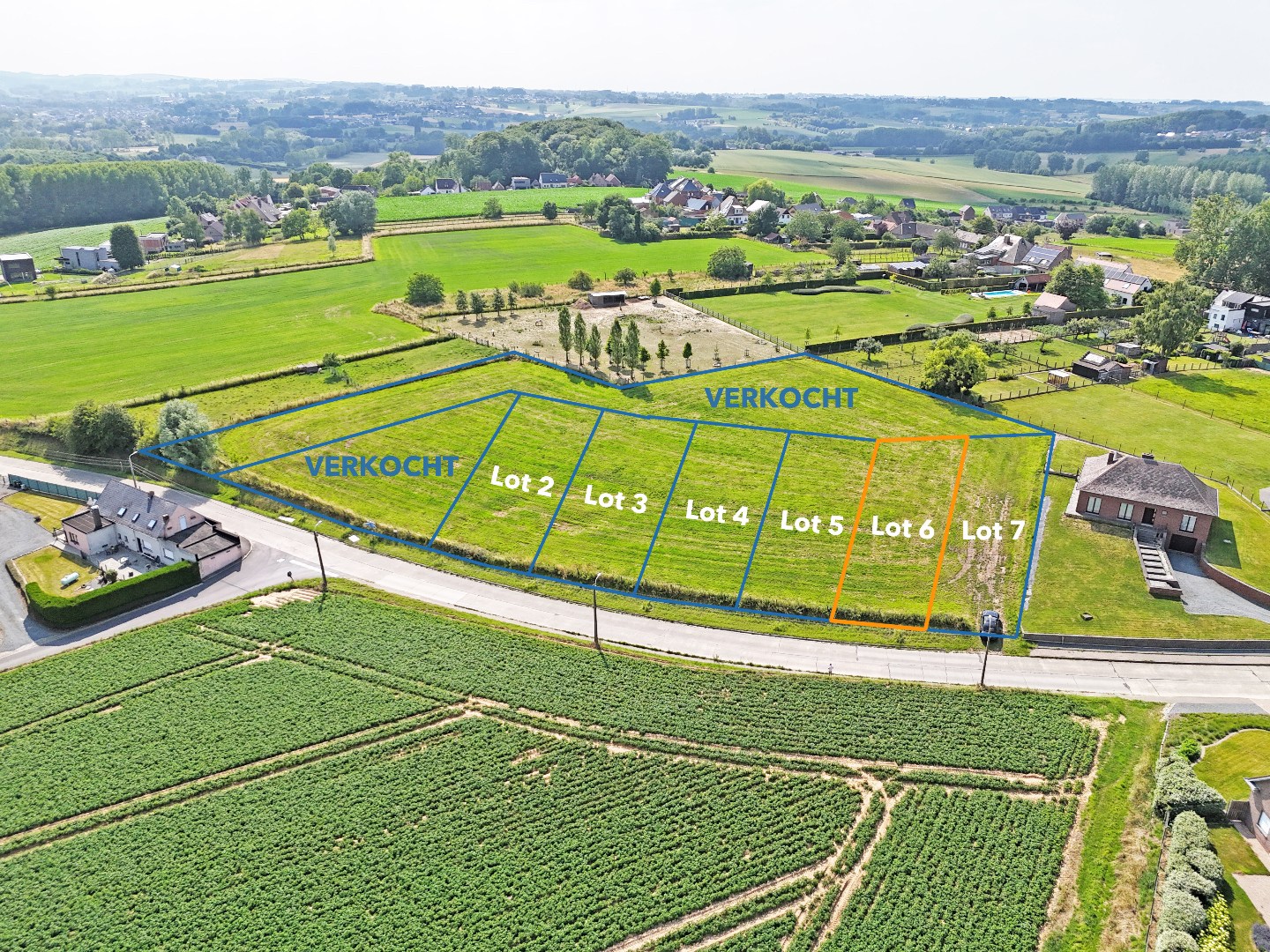Bouwgrond voor open bebouwing op +/- 8 are te Zottegem - foto 1