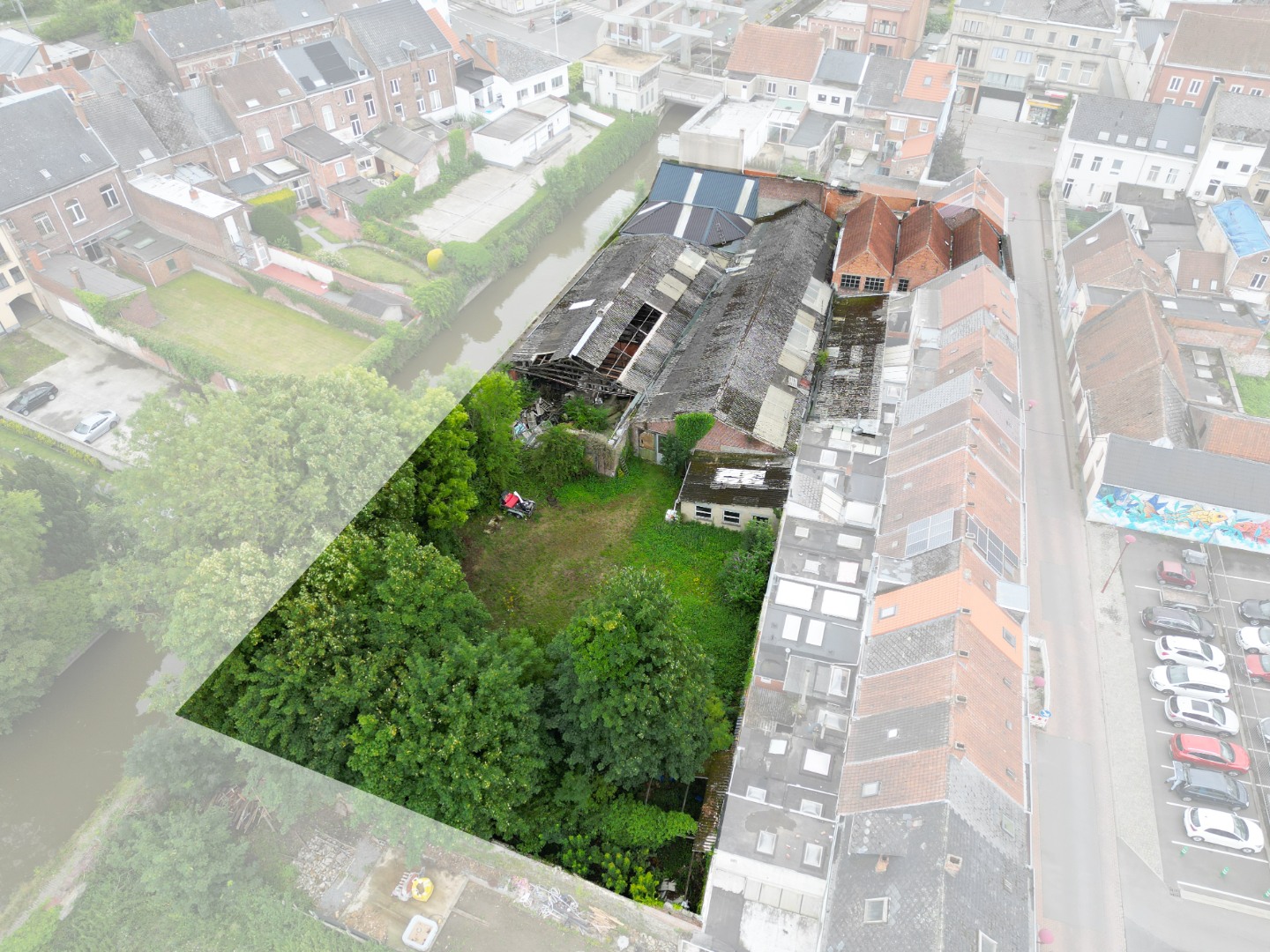 Te koop, bruisende projectsite met uitzicht op de Dender en tal van ontwikkelingsmogelijkheden - foto 1