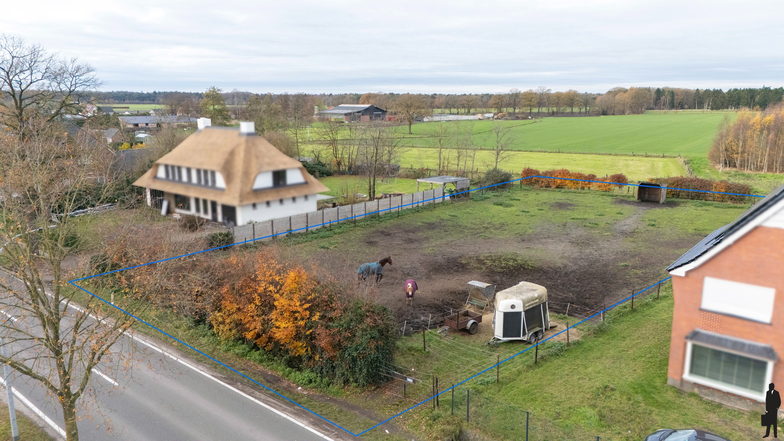 Bouwgrond van 1.108 m² met uitzicht op weilanden LOT 2 - foto 3