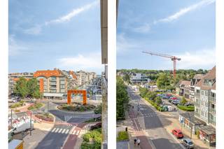 This bright studio is located in the'T HOGE residence (built in 1976) at a central location on the Zeelaan in Koksijde. Due to its convenient location, you are surrounded by shops, restaurants and public transport, while the sea and dunes are also a short distance away. This makes the studio ideal as a compact main residence or as a comfortable second home.<br /><br />Inside, the entrance hall connects the various functional areas. The living space enjoys plenty of light and offers direct access to the sun-facing terrace. The studio also has a kitchen with basic amenities and a bathroom equipped with a shower and a sink. The listed sales price also includes a private storage room and a private parking space.<br /><br />Looking for interesting real estate opportunities in Koksijde? Be sure to read on!<br /><br />LAYOUT<br />> Fifth floor:<br />- Living room with open kitchen and access to the sun-facing terrace<br />- Bathroom with shower, sink and toilet<br /><br />GENERAL:<br />- Private basement storage included in the price<br />- Private parking space included in the price<br />- Common bicycle shed available<br /><br />Are you looking for an apartment as a permanent home, investment or second home? Do not hesitate to contact the file manager Yari Devos at 0491 27 21 85 or yari.devos@dewaele.com.<br /><br />Register of measures: no