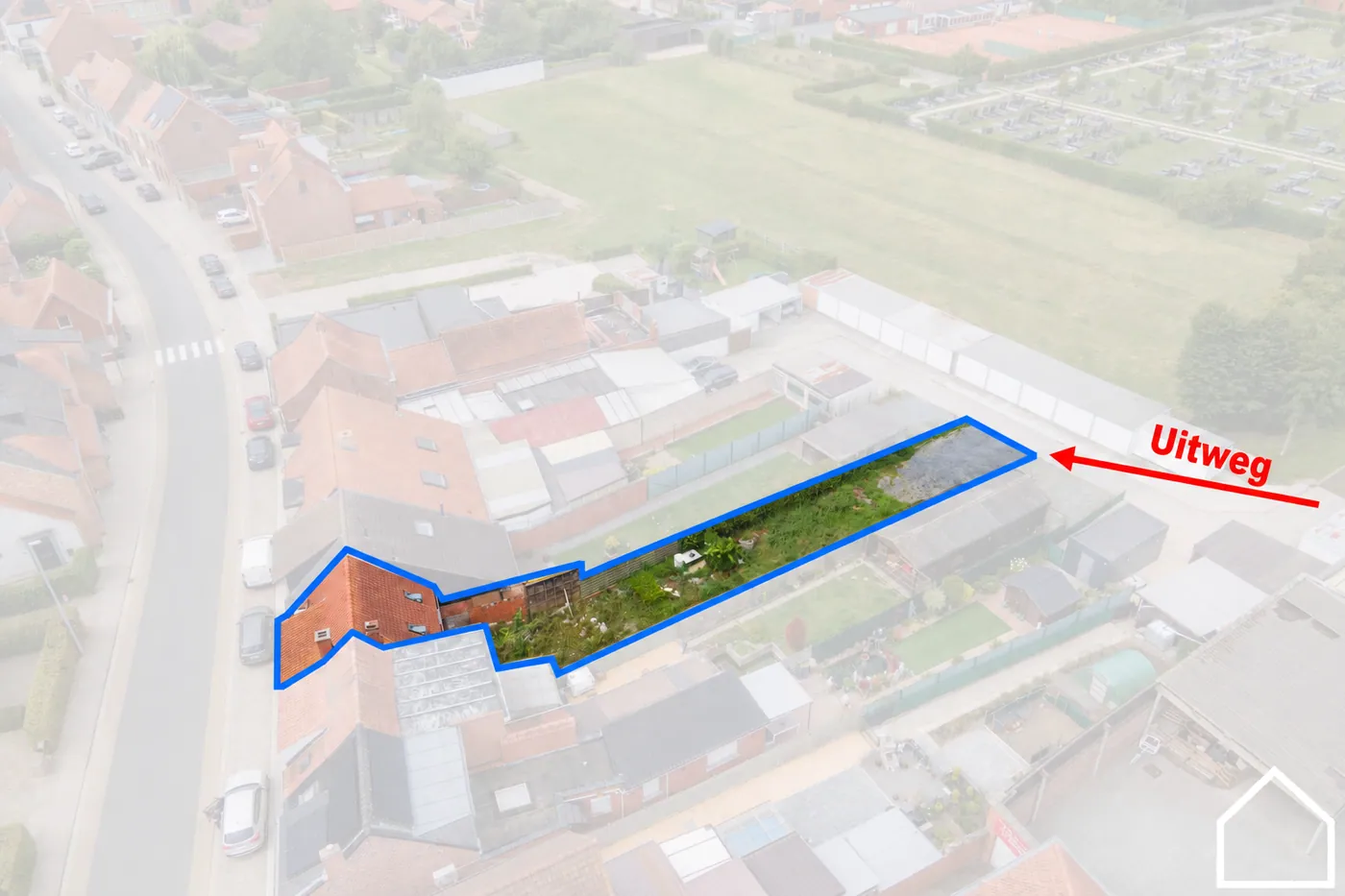 WONING MET UITWEG EN GOEDGEKEURDE ARCHITECTENPLANNEN - foto 4
