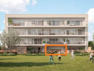 gelijkvloers appartement met 1 slaapkamer. Geniet van een lichtrijke leefruimte en een terras met zuid-oriëntatie en uitzicht op de groenzone. Ondergrondse parking en ruime individuele fietsenberging aanwezig.<br />📞 014 48 01 62 ✉️ info@matexi.be 💻 matexi.be/geel-laar