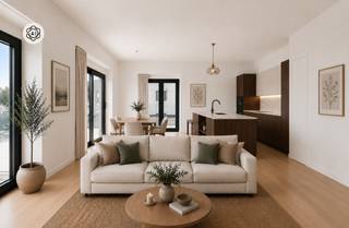 Energiezuinig klasseappartement met 2 slaapkamers en zonnig terras in hartje Waregem!
Op een toplocatie vlakbij de kliniek van Waregem bevindt zich dit stijlvol afgewerkte nieuwbouwappartement, waar luxe, comfort en energiezuinig wonen perfect samenkomen.
Dankzij de hoogwaardige materialen, hoge plafonds en de lichtrijke ruimtes geniet u hier van alle comfort.
Bovendien is aankoop aan 6% btw mogelijk (mits voldoen aan de voorwaarden).
Bij het binnenkomen wordt u verwelkomd in de inkomhal met een stijlvolle stalen deur en apart gastentoilet. De ruime, lichtrijke leefruimte sluit aan op de volledig geïnstalleerde open keuken met kookeiland. Verder beschikt het appartement over een praktische berging/wasplaats, een badkamer (met lavabo en douche) en 2 ruime slaapkamers.
Bovendien beschikt het appartement over een zonnige terras!
Troeven: Instapklaar nieuwbouwappartement (reeds geschilderd), hoge plafonds, luxe materialen, warmtepomp, energiezuining, conforme elektriciteit.
Een unieke kans voor wie op zoek is naar stijlvol en comfortabel wonen op een uitstekende locatie!
Interesse in deze prachtige woning?
Plan vandaag nog uw bezoek via afspraak met Immo Beguin: tessa@immobeguin.be