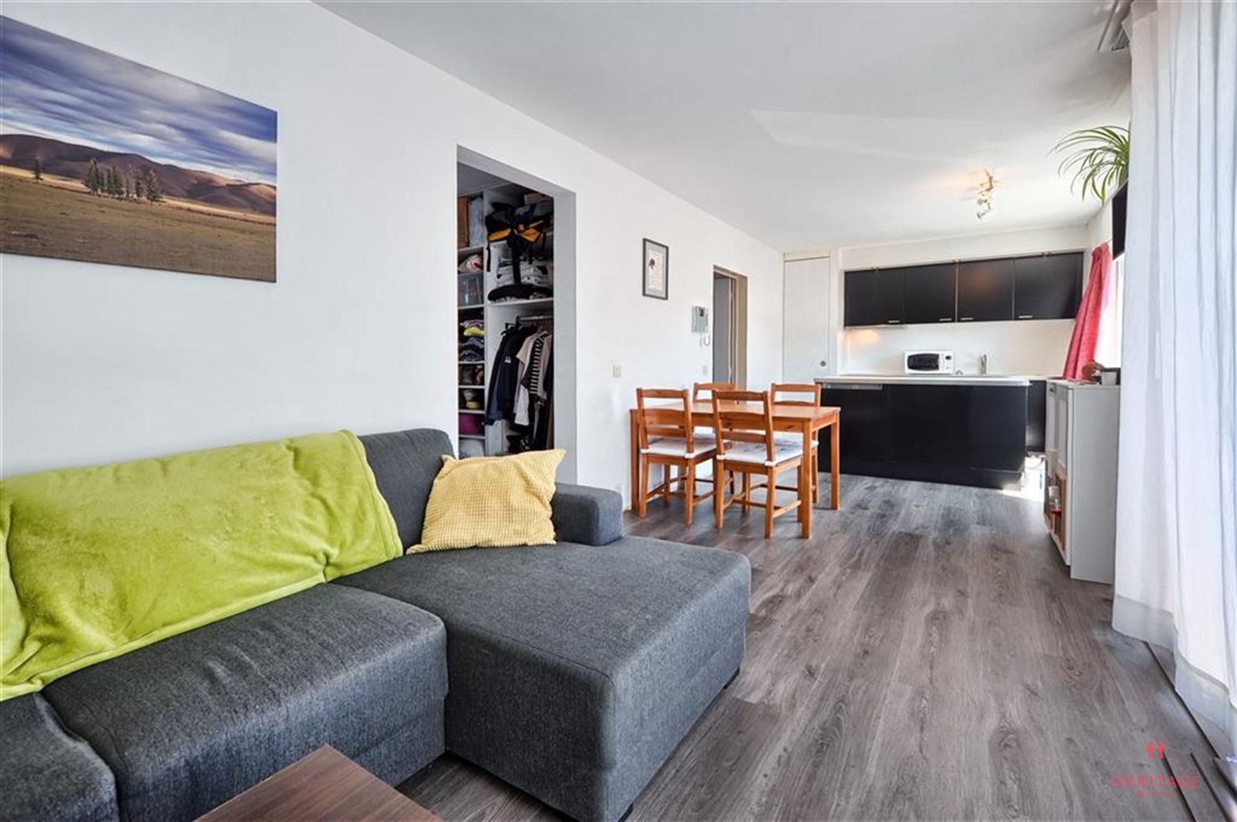 Knus appartement met 1 slaapkamer in het centrum van Deinze. - foto 2