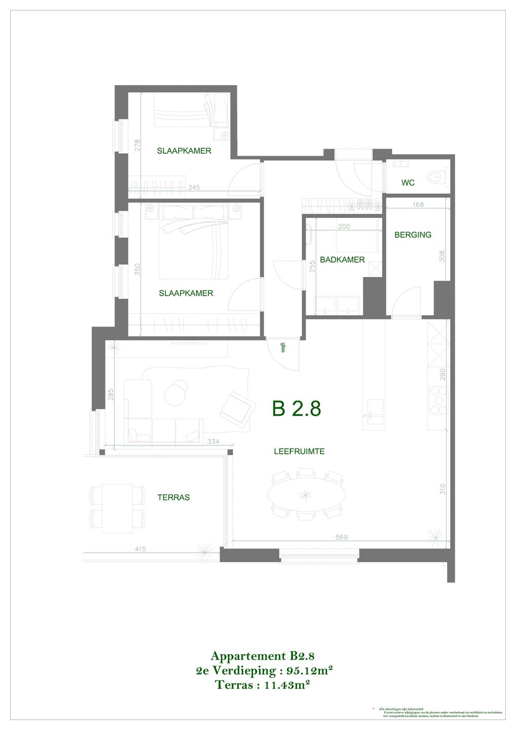 Mechelen 2de verdieping - appartement B2.08 - foto 5