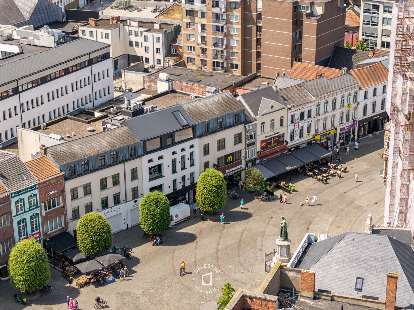 Stijlvolle quasi-nieuwbouw met panoramisch zicht op de Grote Markt – verkoop onder registratierechten - foto 4