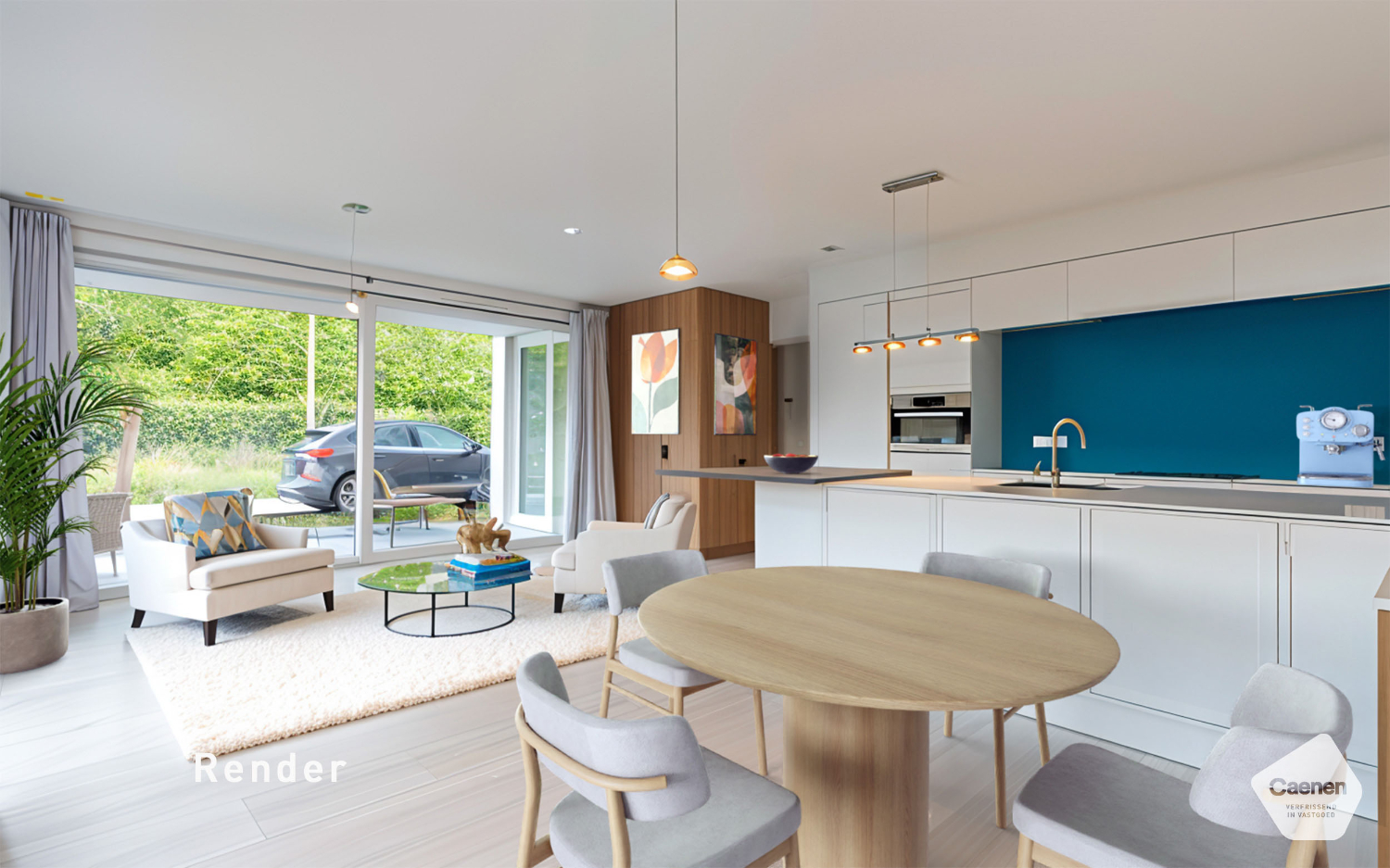 Zeer recent gelijkvloers appartement met 2 slaapkamers - foto 3