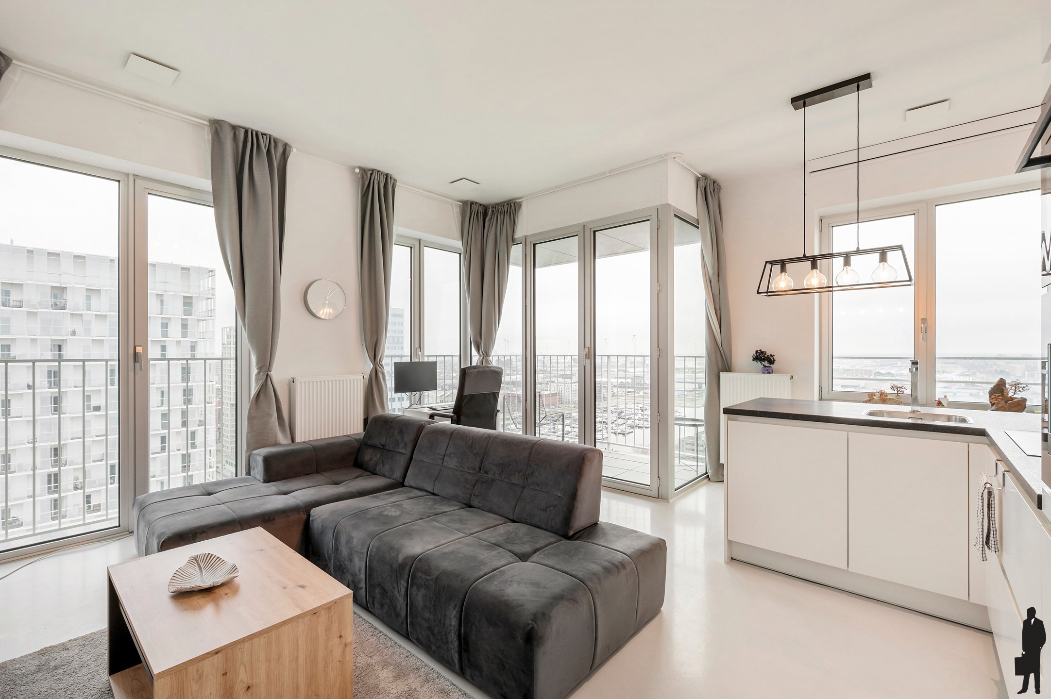Wonen boven Antwerpen – Exclusief Panorama op de 19e verdieping - foto 2