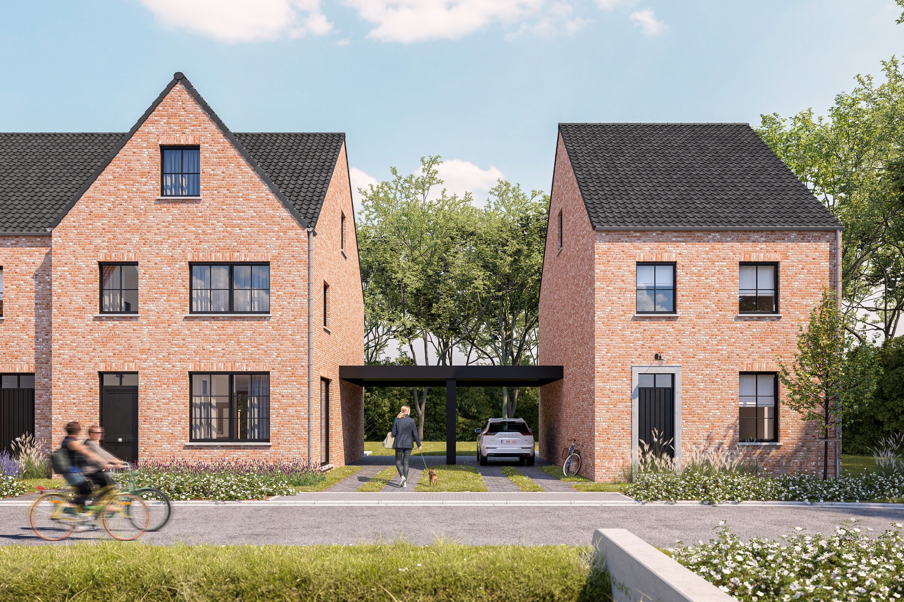 Lot 92: open bebouwing met 3 slpk en carport - foto 1