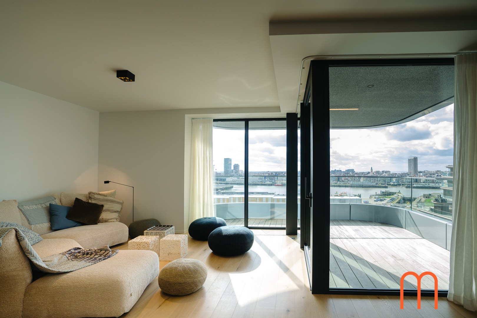 Luxe appartement met zee- en havenzicht in Ensor Tower – Oosteroever Oostende - foto 3