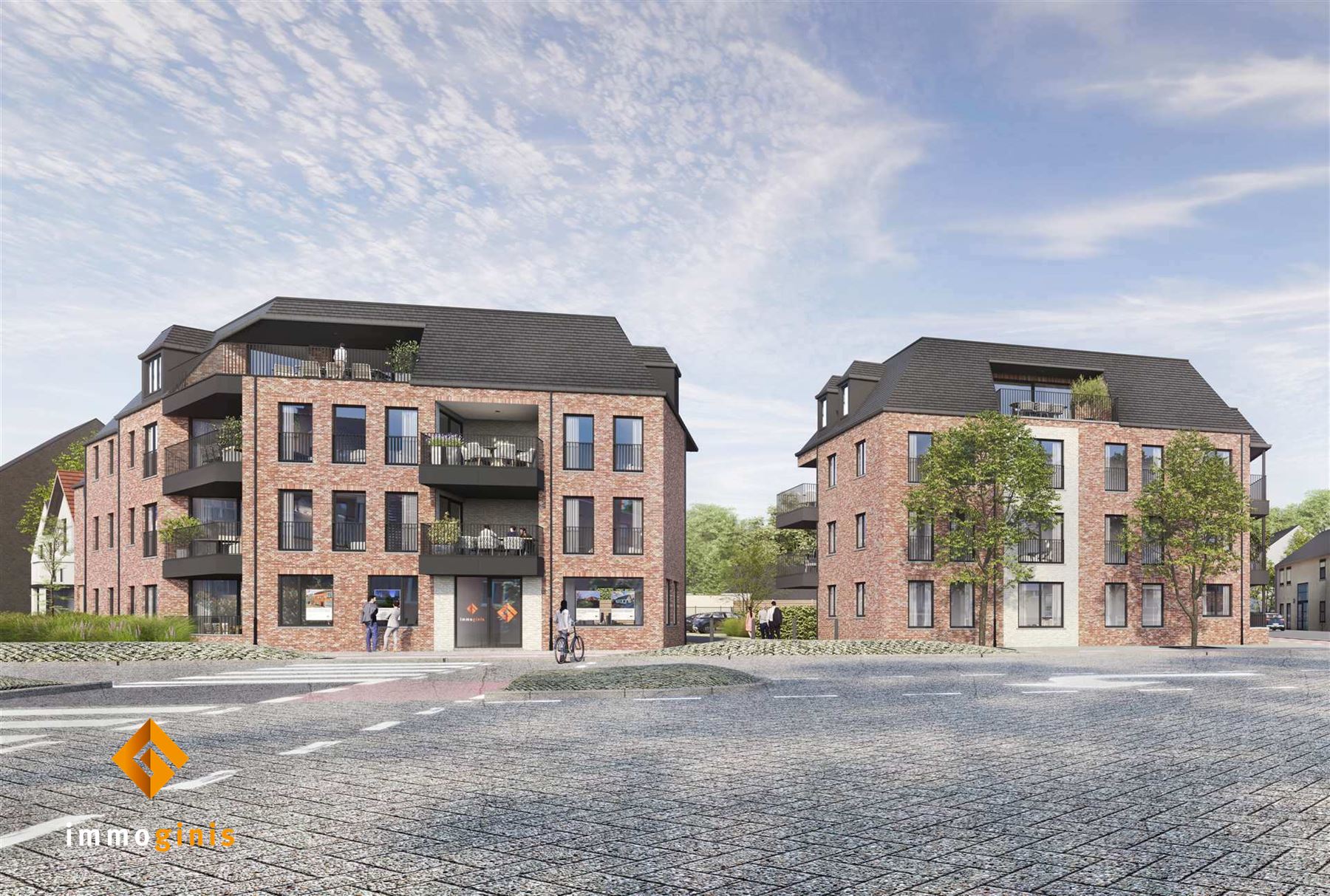 Gelijkvloers appartement met 1 slaapkamer en overdekt terras. - foto 2