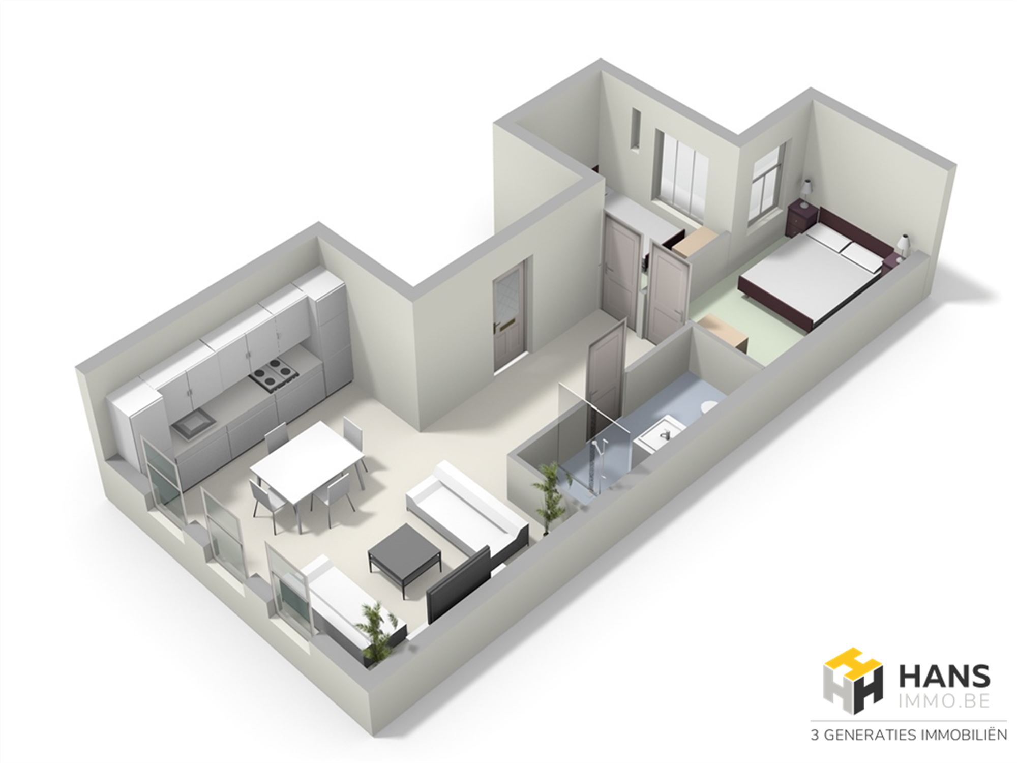 Vernieuwbouw appartement met 2 slk op TOPLOCATIE - foto 2