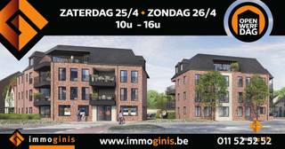 OPEN WERF: ZATERDAG 25 EN ZONDAG 26 APRIL! IEDEREEN WELKOM, AANMELDEN NIET NODIG! Dit ruim appartement van 93 m² met 1 ruime slaapkamer en dressing...