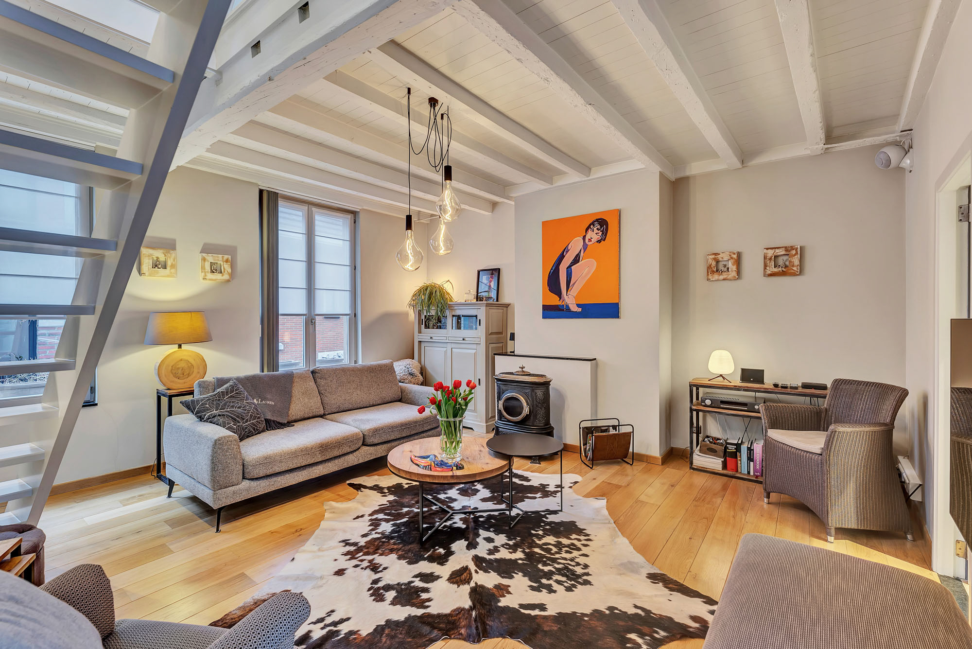 Luxueus appartement met handel gelijkvloers centrum Aalst - foto 1