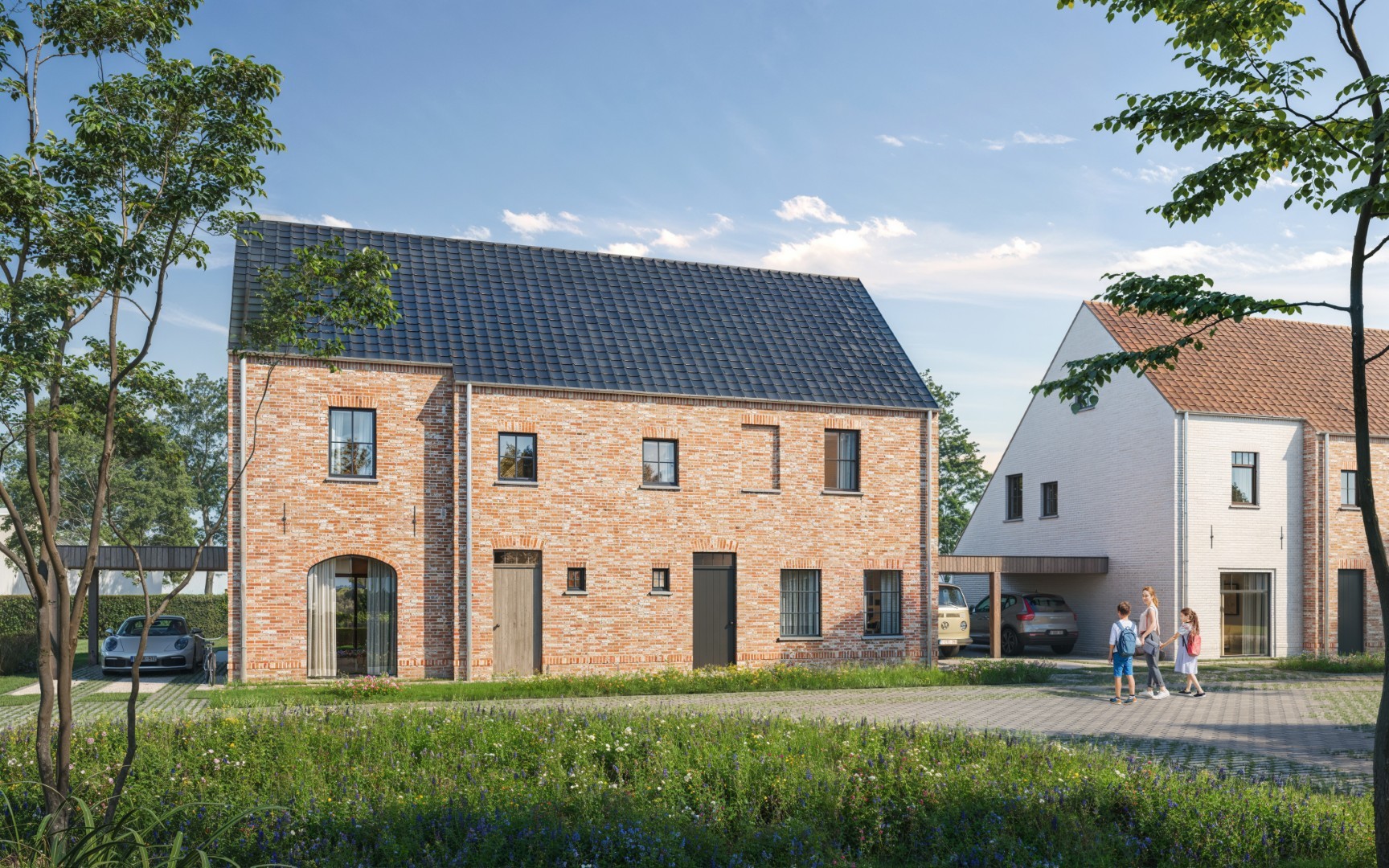 Energiezuinige halfopen bebouwing in Merelbeke - foto 1