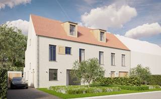 Luxueuze nieuwbouwwoning met min. 4 slpk. en 2 bdk. op ca. 575m² te Minderhout!INDELINGGelijkvloerse verdieping:- Inkomhal met gastentoilet- Ruime...