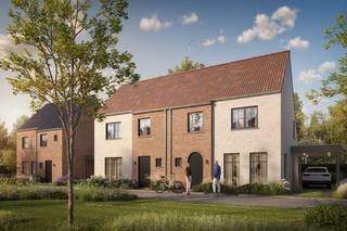 Hectaar is opgestart met de ruwbouwwerken van deze twee halfopen woningen in de Rooiveldstraat in Waardamme, een groene deelgemeente van Oostkamp. <br />Het project heeft een gunstige locatie met de E403 en E40 in de nabijheid, wat vlotte verbindingen garandeert.<br />Profiteer anderzijds van een lichtrijke woning met alle voorzieningen in de nabije omgeving.<br /><br /><strong>De indeling is als volgt:</strong><br />Gelijkvloers: inkomhal met apart gastentoilet, lichtrijke leefruimte met open keuken en een ruime berging.<br />Eerste verdieping: nachthal met apart toilet, 3 volwaardige slaapkamers, badkamer met ligbad, douche en dubbel lavabomeubel. <br />Zolder te bereiken via het zolderluik. <br /><br /><strong>Troeven van de woning:</strong>
<ul>
<li>Lucht-water warmtepomp</li>
<li>Duurzaam en energiezuinig wonen</li>
<li>Vloerverwarming op het gelijkvloers</li>
<li>Zonnepanelen</li>
<li>Regenwaterput (7.500l) aangesloten op toiletten, wasmachine en buitenkraan</li>
</ul>
<br /><strong>Oplevering is voorzien voorjaar 2026.</strong><br /><br />Graag meer informatie?<br />Neem contact met ons op voor meer informatie of plan een afspraak in op ons kantoor te Roeselare.