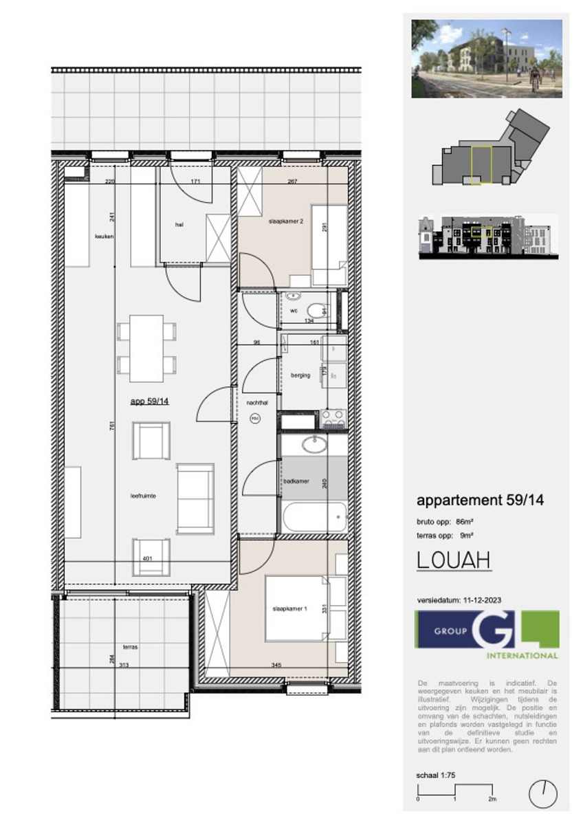 Appartement à vendre à Léau avec 2 chambres - photo 2