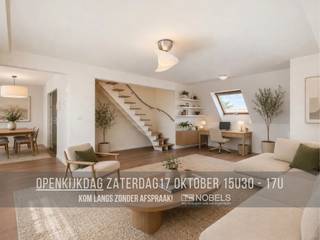 <span><span><strong>🏠 Ontdek je nieuwe thuis tijdens het weekend van de OPENKIJKDAGEN!<br />📅 Zaterdag 17 oktober⏰ 15u30 -17u.<br />📌 Vrij toegankelijk – GEEN afspraak nodig<br />📞 Wil je eerder al een kijkje nemen? Bel ons op ☎️ 055 30 92 90</strong></span></span><br /><br /><strong>LUXUEUS DAKAPPARTEMENT</strong> met<strong> ZONNIG TERRAS en  KWALITATIEVE AFWERKING</strong> in hartje Oudenaarde. Dit <strong>VERRASSEND </strong> appartement van  <strong>165M²</strong> combineert stijl, comfort en ruimte op een toplocatie <strong>VLAK BIJ WINKELS, RESTAURANTS, SCHOLEN</strong> en recreatieve voorzieningen . Via de verzorgde inkomhal met <strong>INGEBOUWDE DRESSING</strong> en gastentoilet bereikt u door een glazen deur de lichtrijke leefruimte met <strong>MASSIEVE PARKET</strong>, die naadloos overgaat in de <strong>VOLLEDIG UITGERUSTE KEUKEN. </strong><br /><strong>A</strong>ansluitend de berging en een <strong>GEÏNTEGREERDE BUREAURUIMTE. </strong>Op hetzelfde niveau bevindt zich tevens een <strong>1ste  SLAAPKAMER </strong>met <strong>OP MAAT GEMAAKTE SAUNA (ook INFRAROOD</strong> ) (gemakkelijk te verwijderen) en eigen badkamer. De bovenverdieping telt nog <strong>2 VOLWAARDIGE SLAAPKAMERS</strong>, een<strong> 2de BADKAMER</strong> met ligbad en een handige bergruimte. Verder is er nog een bering in de kelder inbegrepen in de prijs. Bovendien zijn er nog  nog <strong>2</strong> <strong>AUTOSTAANPLAATSEN naast elkaar </strong>beschikbaar bij dit appartement. (optioneel)  Voorzien van een hyper uitgeruste veiligheidsdeur en automatische zonnewering op de velux ramen. Tenslotte is er ook een <strong>GEMEENSCHAPPELIJKE TUIN </strong>aanwezig.<br /><br />Adres: Ruttemburgstraat 11 bus 401 te Oudenaarde<br /><br />Label B; P-score: D, G-score: D