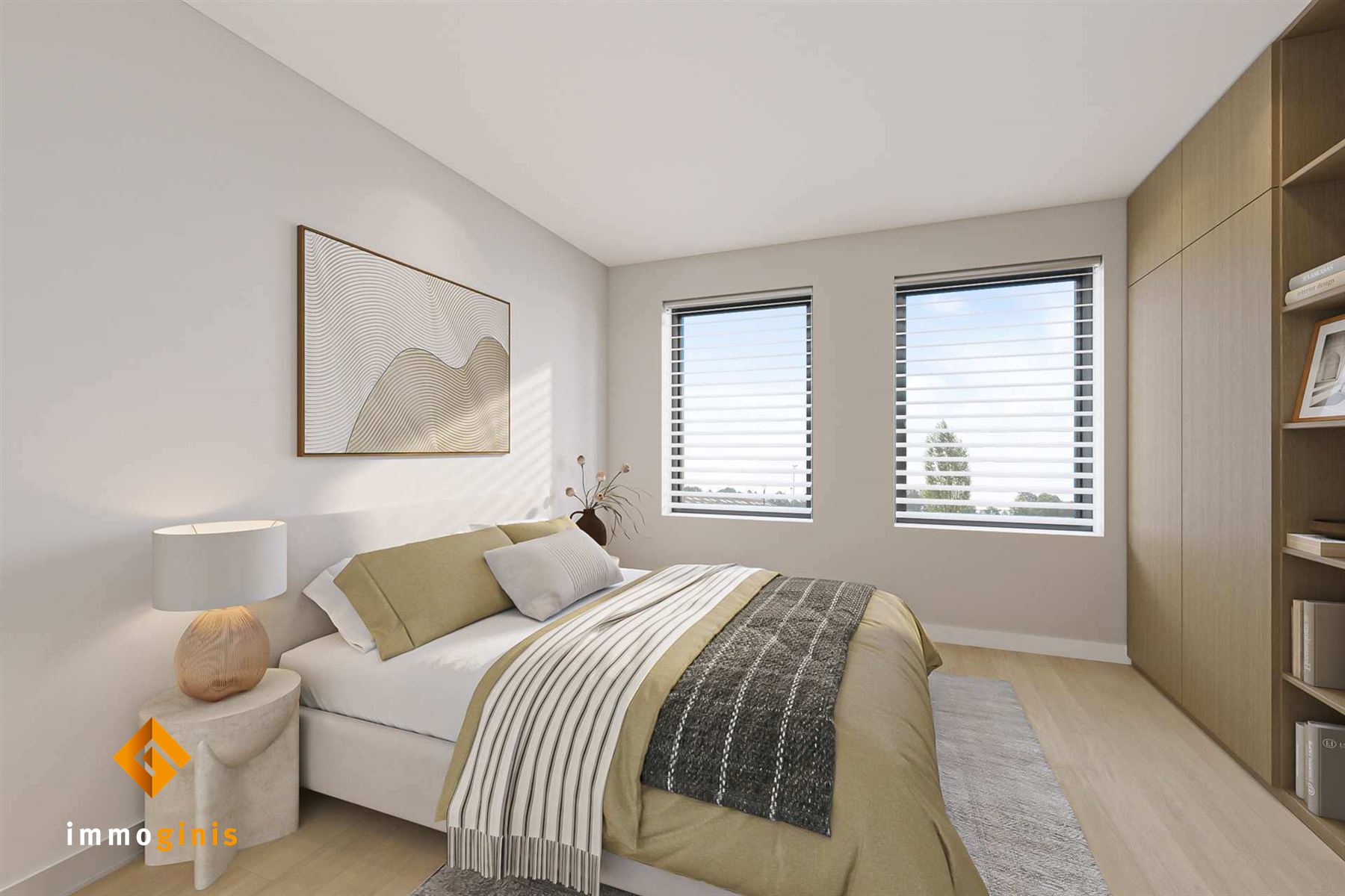 Aangepast voor mindervaliden/ouderen: gelijkvloers appartement met 2 slaapkamers en gezellig, overdekt terras. - foto 5