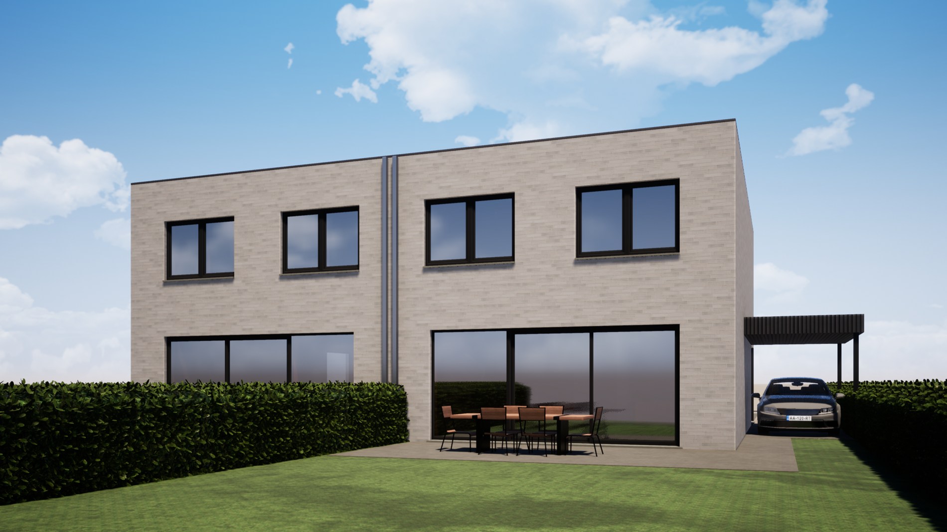 Ruime halfopen bebouwing op 400 m² met Zuid georiënteerde tuin op topligging te Torhout - foto 3