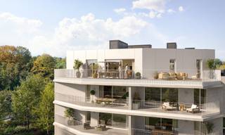 Wonen op hoog niveau doe je in deze luxueuze 3-slaapkamer penthouses. Hier geniet je van een panoramisch uitzicht over het park, elke dag opnieuw. De royale leefruimte, afgewerkt met hoogwaardige materialen, baadt in natuurlijk licht dankzij de plafondhoge ramen. Ontspan op je ruime privéterras terwijl je de zon ziet ondergaan en de stad aan je voeten ligt. Met een verfijnde afwerking die volledig naar jouw smaak kan worden aangepast, combineert dit penthouse stijl, comfort en luxe. Schitterende lichtinval, fenomenale vergezichten en een uitnodigend terras maken van dit appartement een plek waar jouw woondromen werkelijkheid worden. Wonen was nog nooit zo inspirerend.