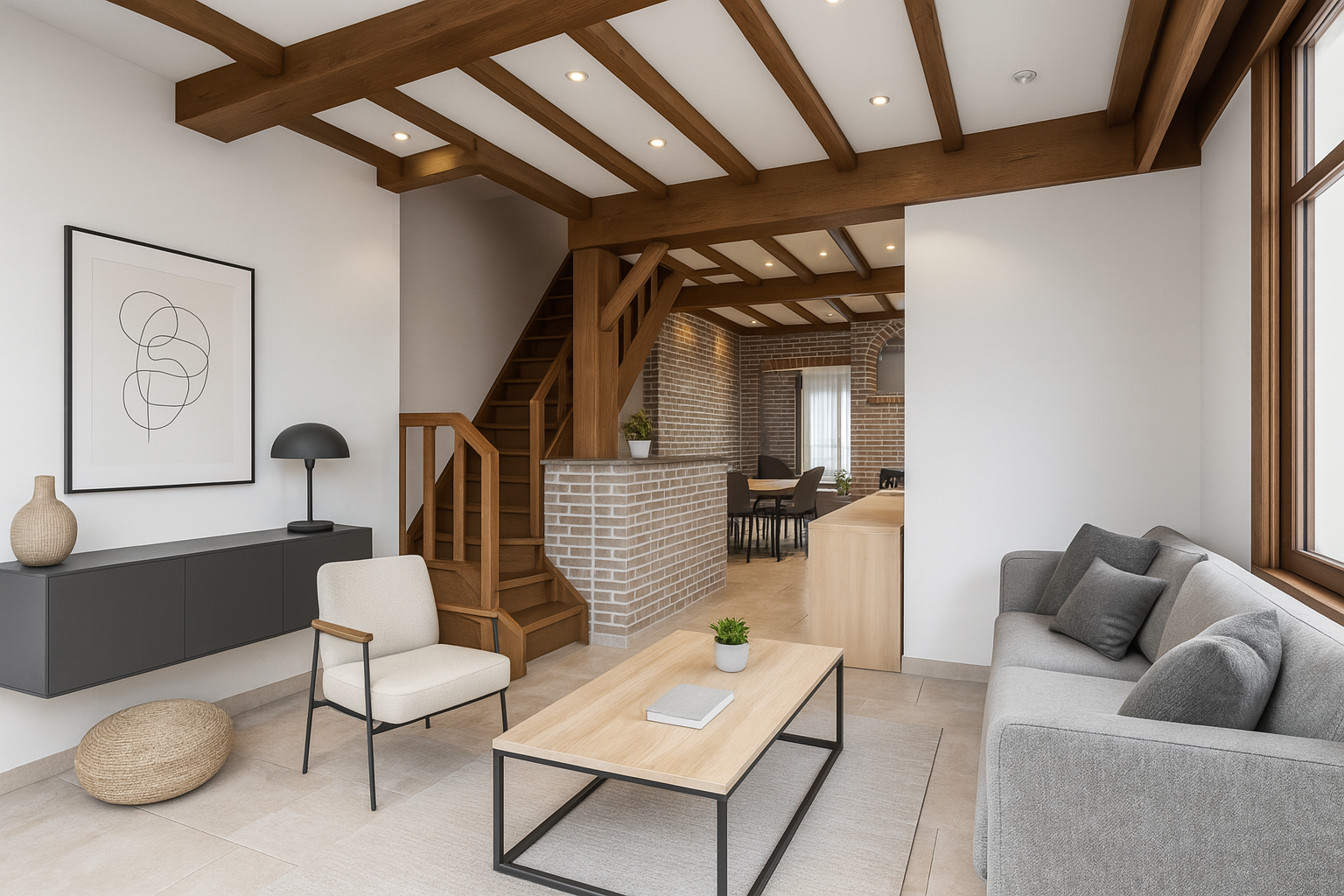 Instapklare stadswoning met magazijn en tuin in hartje Aalst - foto 5