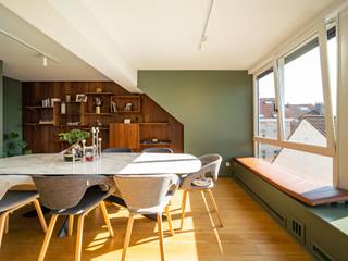 In de onmiddellijke nabijheid van Montgomery en de Europese instellingen, triplex appartement met een oppervlakte van ± 206 m² (volgens...