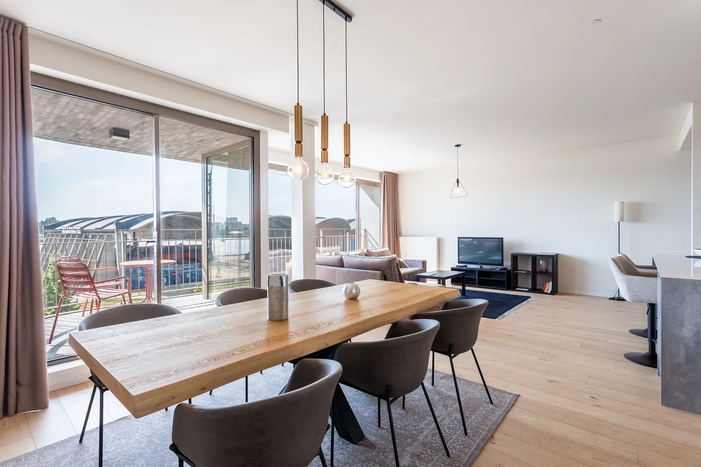 Bemeubeld 3-slpk appartement met terrassen en Scheldezicht - foto 4