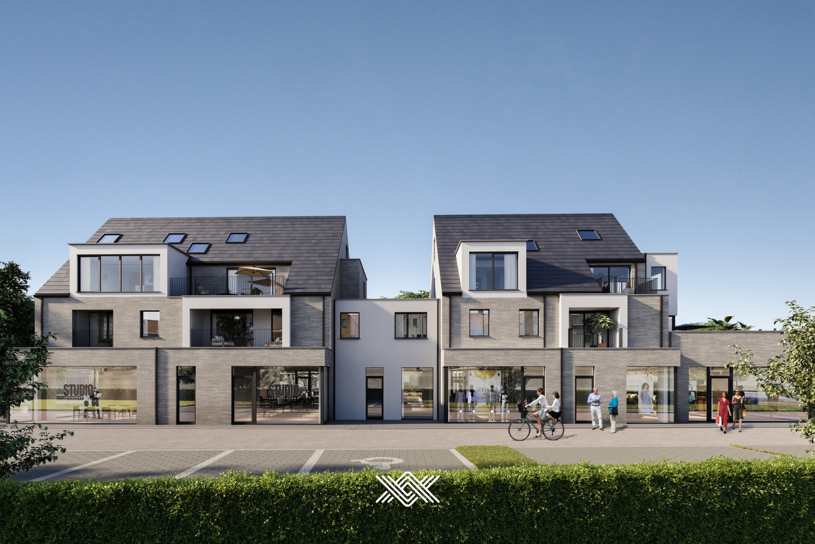 Duplex tweeslaapkamerappartement op het tweede en derde verdiep - foto 5