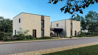 <br />Rustig wonen dichtbij alles<br />Deze woningen liggen op een rustige locatie, op korte afstand van scholen, winkels en een speelterrein. Er is een vlotte verbinding richting Diest en Hasselt, maar ook naar Aarschot, Leuven en Brussel.<br />Oppervlakte perceel Lot 7: 547 m²<br /><br />Alles wat je gezin nodig heeft, onder één dak<br />De woningen bieden 144 m² bewoonbare oppervlakte, aangevuld met een carport.<br />Op het gelijkvloers kom je binnen via de inkomhal met gastentoilet. De lichte, open leefruimte combineert een zithoek, eetkamer en een ruime keuken met zicht op de tuin. Aansluitend bevindt zich een handige berging.<br />Boven vind je drie slaapkamers, een badkamer en een praktische technische ruimte.<br />Duurzaam wonen<br />Deze woningen hebben een zeer laag energieverbruik dankzij een doorgedreven isolatiepakket en moderne technieken: warmtepomp, zonnepanelen, vloerverwarming en een ventilatiesysteem D⁺ met warmterecuperatie.<br /><br /><br />SLEUTEL-OP-DE-DEURAFWERKING<br />WAT HOUDT DAT JUIST IN?<br />Ruwbouw winddicht<br />Sanitaire leidingen (inclusief hergebruik van regenwater, regenwaterput van 10.000l)<br />Elektriciteit<br />Warmtepomp met verfrissingsfunctie<br />vloerverwarming <br />Pleisterwerken<br />Isolatiewerken en chape<br />EPB berekening<br />Ventilatiesysteem D+<br /><br />Kostprijs architect en veiligheidscoördinatie inclusief<br />Zonnepanelen 450WP<br />Afgewerkte keuken ter waarde van 12.000 euro excl.BTW<br />Badkamer ter waarde van 7500 euro excl.BTW<br />Tegelvloeren op het gelijkvloers en in de badkamer<br />Binnendeuren in tubespaan, reeds voor geschilderd<br />Trap in rubberwood<br />carport<br /><br />Lot 7 (links)<br />PRIJS SLEUTEL-OP-DE-DEUR <br />€ 397 186 excl. alle kosten op grond en constructie<br />€ 488 980 incl. alle kosten op grond en constructie
