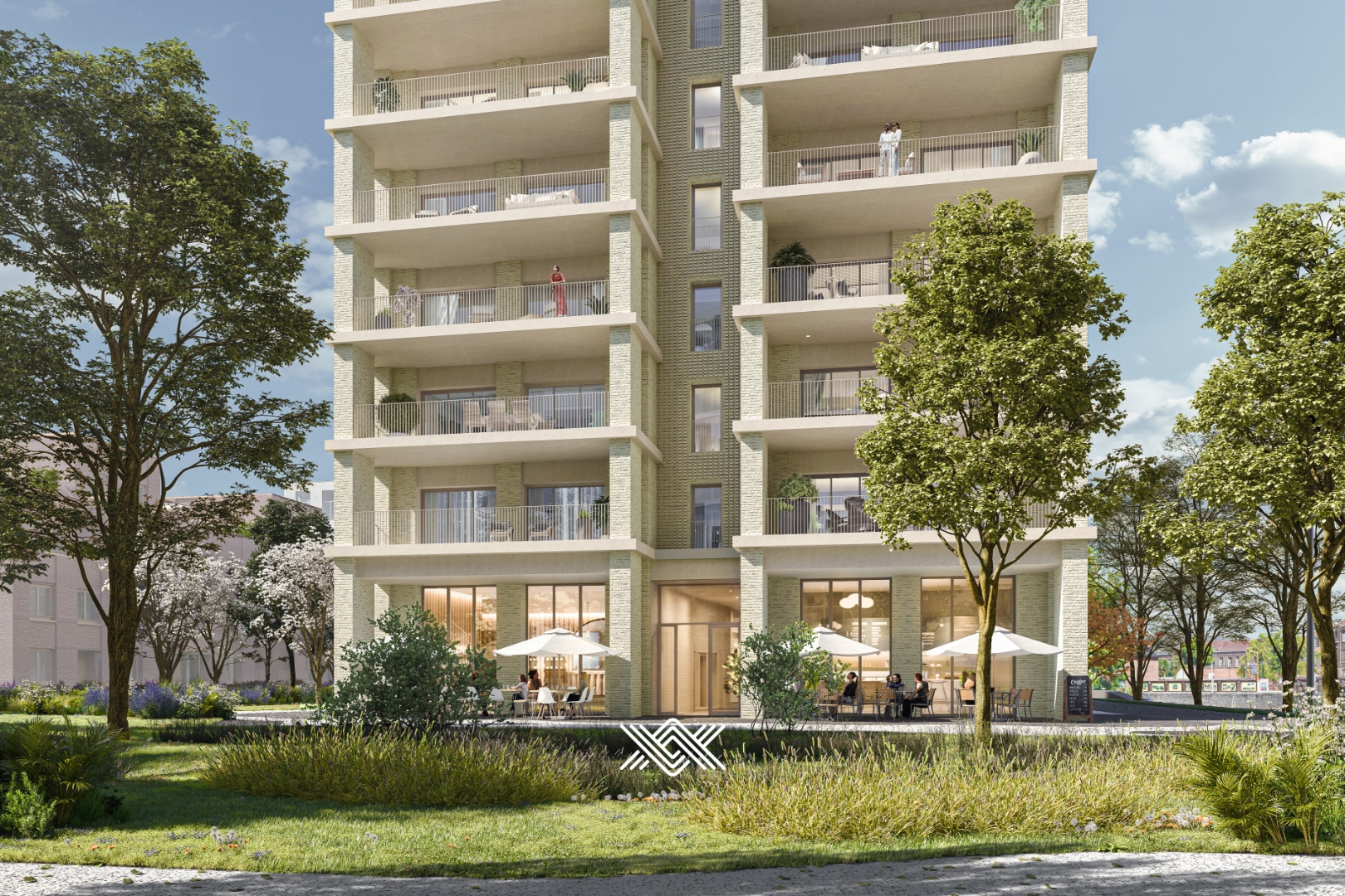 Tweeslaapkamerappartement met terras en zicht op de Leie - foto 4