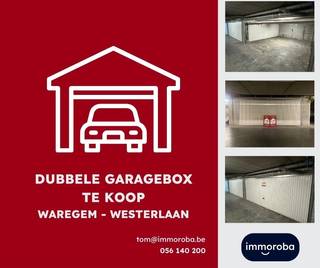 Garagebox te koop in het centrum van Waregem die gelegen is in de 'residentie Ter Beurse'. Toegankelijk via de Jozef Duthoystraat en die beveiligd...