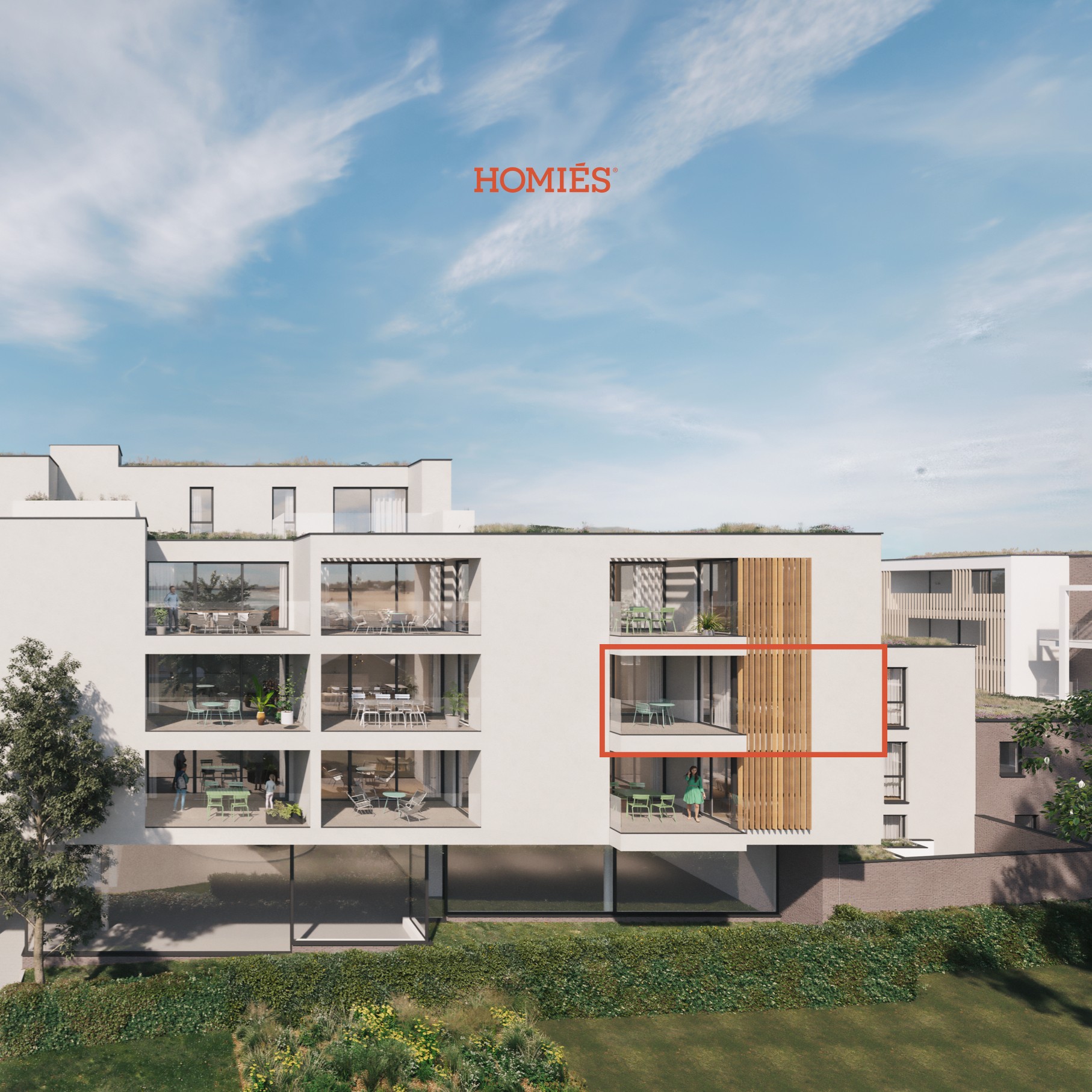 Appartement met 2 slpks en mooi terras - photo 1