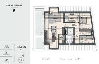 AANKOOP MOGELIJK AAN 6% BTW -Residentie "Ten Hove" is heel aangenaam gelegen nabij het schilderachtige dorpsplein van het gezellige Wieze. In deze kleinschalige residentie zijn slechts 7 appartementen en dit opgedeeld in 2 aparte gebouwen van 5 en 2 appartementen. De gebouwen zijn voorzien van zowel bezoekersparkings vooraan als achteraan privatieve parkeergelegenheden en een grote afgesloten fietsenberging. Deze penthouse beslaat het complete bovenste verdiep en is voorzien van heel veel lichtinval en een ruim zuid-west gericht terras van 18 m²! Energiezuinig wonen is hier de sleutel van het totaalconcept met het oog op rust, kwaliteit &amp; luxe! De afwerking van de appartementen gebeurt in samenspraak met de verkoper, hiervoor zijn budgetten bepaald in het lastenboek. Bent u er snel bij dan heeft u inspraak in de ontwikkeling van uw nieuwe woonst. Bel of mail vrijblijvend voor uw afspraak zodat wij de kans krijgen om dit prachtig project aan u voor te stellen. info@rosiersderidder.be of 052/41.41.94<br />Referentie: 5334