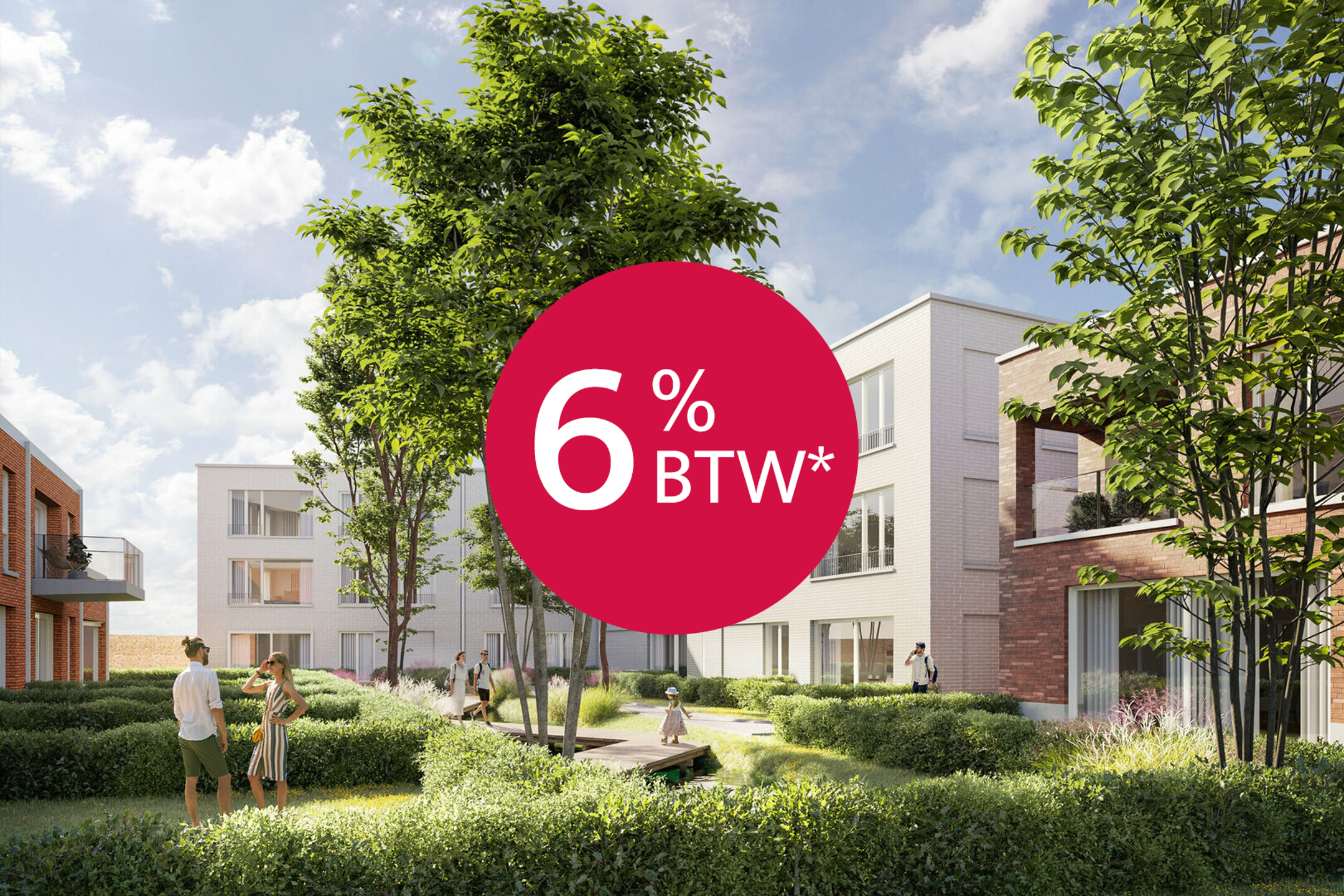 Doorzonappartement met 3 slaapkamers en terras - foto 2