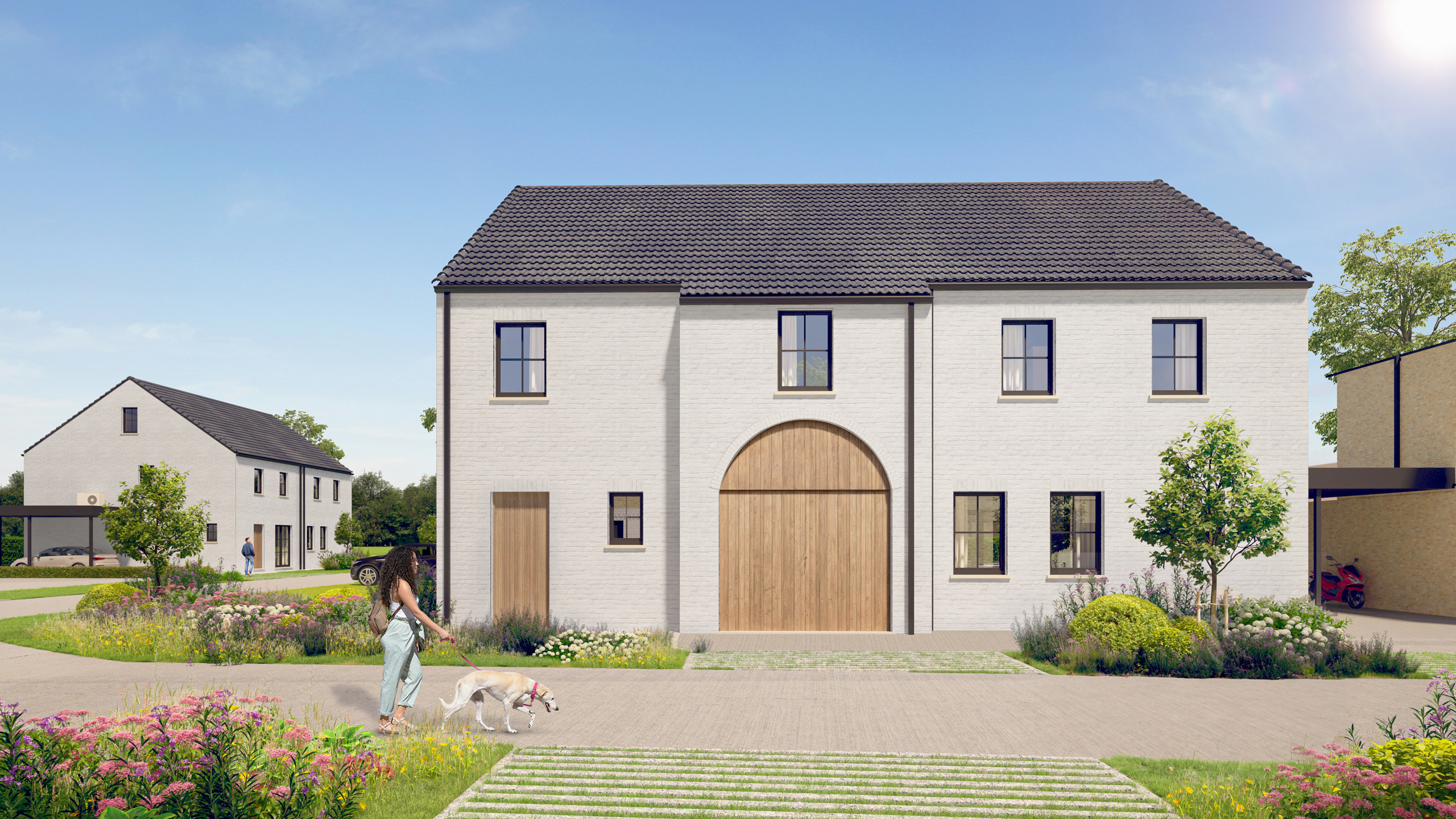 Energieneutrale nieuwbouwwoningen met 4 slpk te Astene - foto 1