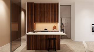Ontdek dit prachtige appartement van 98 m², ideaal gelegen in de dynamische en gewilde wijk Laken. Dit pand combineert moderniteit, comfort en lichtinval, met een slimme "L-vormige" indeling die de leef- en slaapruimtes perfect scheidt.Leefruimte &amp; Gezelligheid:Ruime lichtrijke woonkamer: Een open ruimte met overvloedig natuurlijk licht dankzij de grote raampartijen.Moderne keuken: Volledig uitgerust met kwaliteitsmaterialen en veel opbergruimte, open naar de eetkamer.Terras: Een aangenaam privéterras van meer dan 5 m², toegankelijk vanuit de woonkamer, ideaal om van de zonnige dagen te genieten.Nachtgedeelte &amp; Privacy:Het appartement beschikt over 3 ruime slaapkamers die rust en comfort bieden:Master Suite: Achteraan gelegen voor totale privacy, met een eigen badkamer (bad, dubbele wastafel en toilet).Twee extra slaapkamers: Perfect voor kinderen, gasten of een thuiskantoor.Tweede doucheruimte: Ideaal geplaatst voor de andere kamers en gasten.