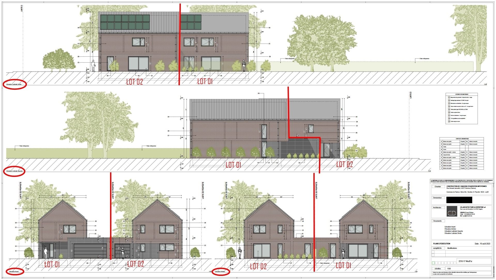 Terrain à bâtir avec permis d'urbanisme pour une maison 3F - photo 5