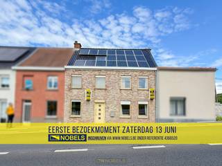 1ste bezoekdag zaterdag 13 juni! Inschrijven kan via www.nobels.be onder referentienummer 4366520.INSTAPKLARE GEZINSWONING gelegen op een HOGER...