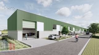 Nieuwbouw KMO-unit te koop met een oppervlakte van 156 m² en 2 privatieve parkeerplaatsen.De lood maakt deel uit van de nieuwe KMO-ontwikkeling 'DE...
