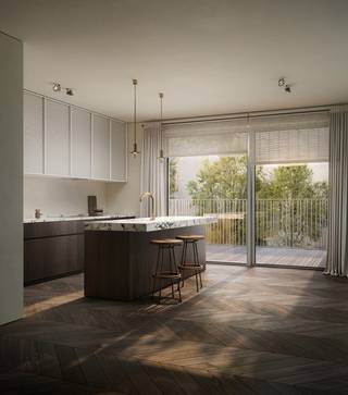 <div>
<div>
<div>
<div>
<p><span>ARENBERG24 - In de historische Arenbergstraat, grenzend aan de bruisende Graanmarkt, verwelkomen we elf exclusieve appartementen, met onder meer een penthouse van </span><span>258 m2 dat zich uitstrekt over de gehele bovenste verdieping.<br /><br />Al de appartementen – met doorzonontwerp – zijn het resultaat van een mooie samenwerking tussen het gerenommeerde Binst Architects en de creatieve hand van interieurarchitect Jim Dierckx. Met een subtiele knipoog naar het rijke verleden van de Arenbergstraat sluit het tijdloos design naadloos aan bij de historische charme van de omgeving. Zowel qua exterieur als interieur wordt elk detail van dit project met zorg ontworpen en verfijnd. De dynamische indeling zorgt ervoor dat u als toekomstige bewoner de configuratie van het appartement kan aanpassen naar eigen wens. Ook bent u vrij in de keuzes van de afwerking van het appartement conform het lastenboek.<br /></span><span>Alle appartementen zijn tevens uitgerust met een ruim terras, dat fungeert als het ideale verlengstuk van de binnenruimte en uitkijkt op de prachtig aangelegde binnentuin</span><span>. </span><span>Deze groene parel, doordacht ontworpen als een echte stadsoase, is rijk aan klimplanten en indrukwekkende meerstammige bomen die schaduw en sereniteit brengen. Hier vind je de perfecte balans tussen </span><span>natuur en stadsleven. Een oase van rust in het hart van de bruisende stad. Verder zorgen duurzame keuzes (individuele warmtepompen, zonnepanelen en doorgedreven isolatie) dat het project Arenberg24 zorgt draagt voor de toekomst. <br /><br /></span><span>Een ondergrondse parkeergarage is, ontegensprekelijk, een enorm voordeel in het centrum van Antwerpen.</span></p>
<p><span> </span></p>
</div>
</div>
</div>
</div>