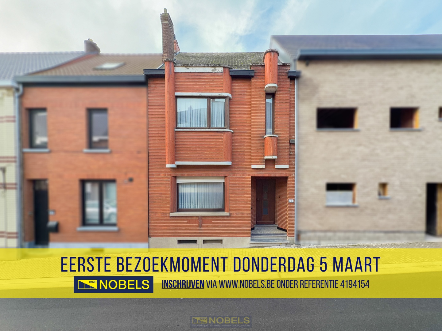 Te koop, Karaktervolle gesloten bebouwing met diepe tuin te Nederbrakel! - foto 1