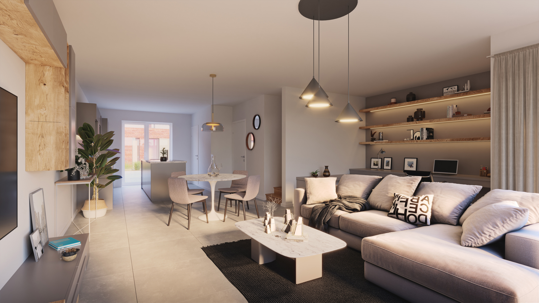 LOKEREN: nieuwbouwwoning met tuin in doodlopende straat - foto 4