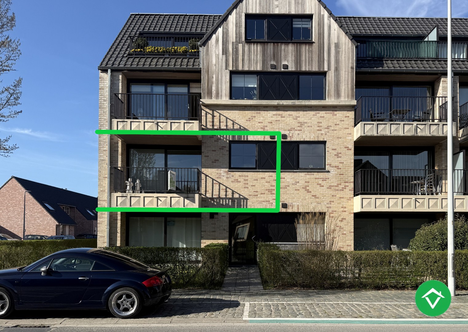 Energiezuinig appartement met twee slaapkamers te Rumbeke - foto 1