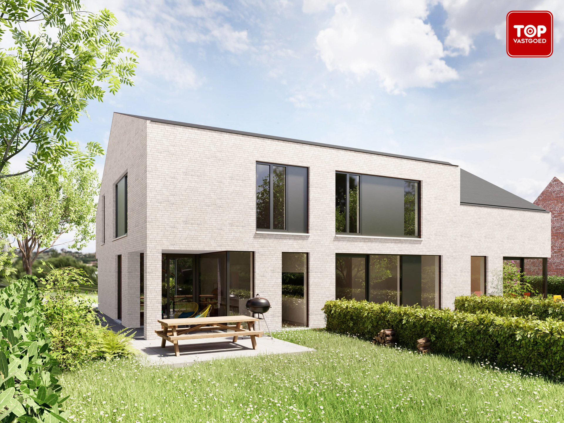 Moderne gesloten nieuwbouw op een top locatie in de Gentse rand - foto 5