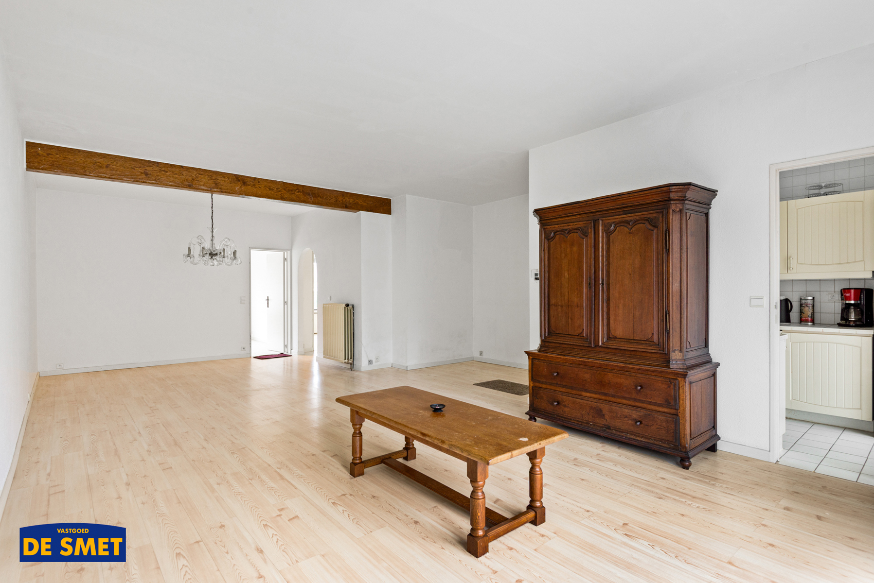 Te renoveren gelijkvloers appartement zonder lift met kelder - foto 5