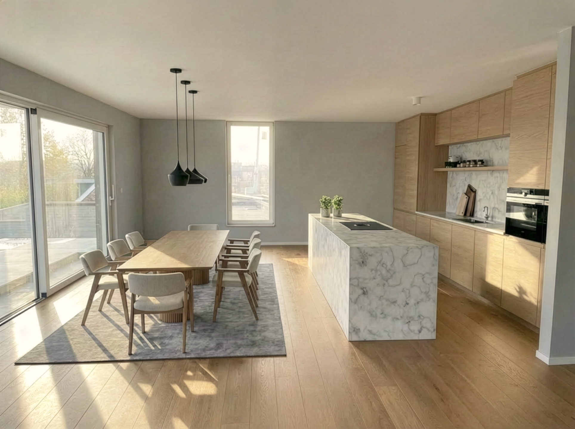 Unieke duplex met 3 ruime kamers en schitterend terras  - foto 3