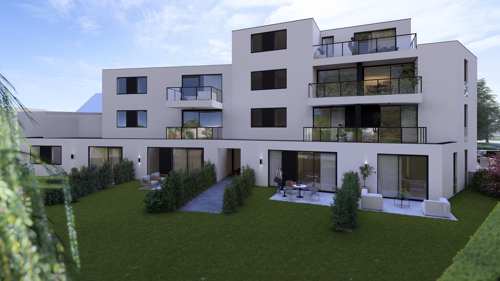 Gelijkvloers appartement met terras - foto 5