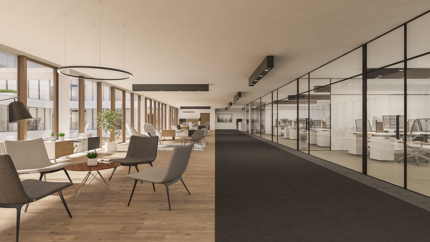 785 m² nieuwbouw kantoor nabij E17 - foto 1